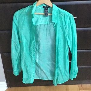 NWOT size S Olsen Europe silk and cotton blouse